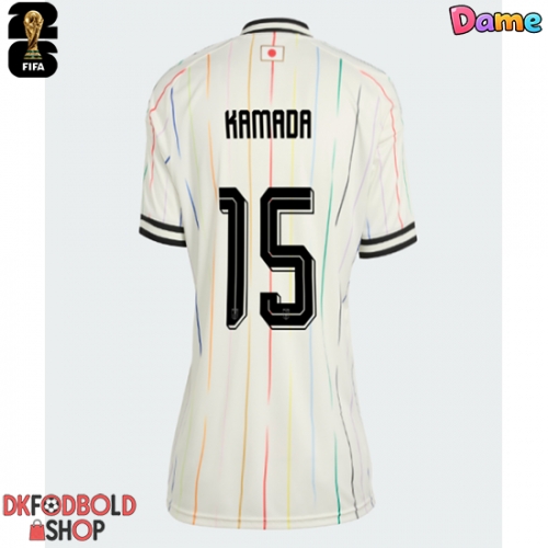 Japan Daichi Kamada #15 Udebanetrøje Dame VM 2026 Kort ærmer